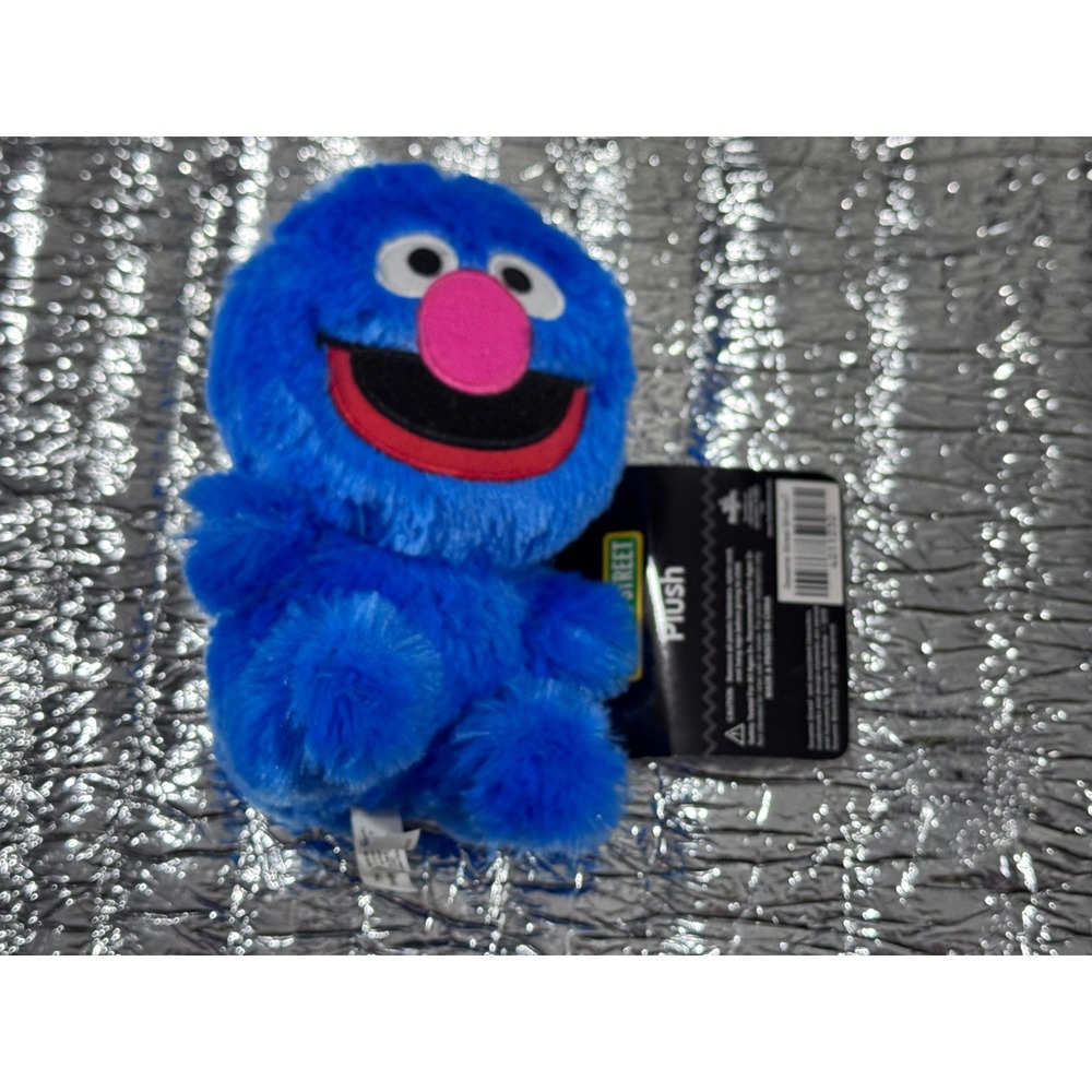 Sesame Street Grover Plush Toy Factory 50 Years Anniversary Blue Stuffed Animal